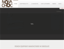 Tablet Screenshot of novachoc.fr
